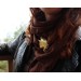 Cat necklace-brooch