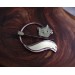 Copper Fox brooch