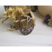 Copper celtic filigree brooch