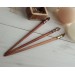 Copper painter's Brush hair-pin