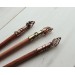 Copper painter's Brush hair-pin