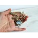 Mixed metal dendrite agate necklace