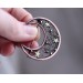 Copper filigree moon broch