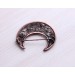 Copper filigree moon broch