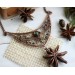 Copper filigree anise necklace