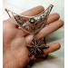 Copper filigree anise necklace