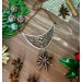Copper filigree anise necklace