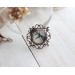 SteamPunk clockface brooch 