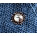 SteamPunk clockface brooch 