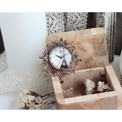 SteamPunk clockface brooch 