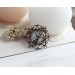 SteamPunk clockface brooch 