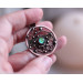 SteamPunk dichroic glass necklace 