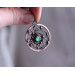 SteamPunk dichroic glass necklace 