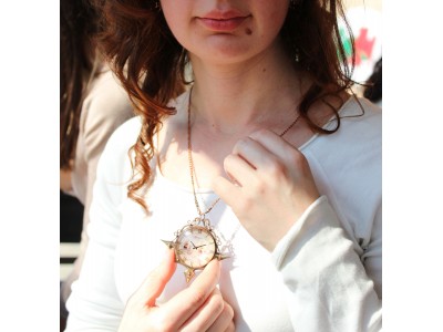 SteamPunk clockface necklace 
