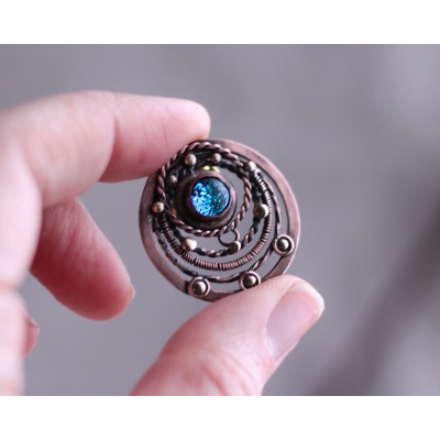 SteamPunk small brooch 
