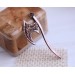 Copper wire wrap ax necklace