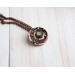 SteamPunk labradorite necklace 