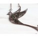 SteamPunk bird necklace   
