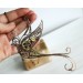 SteamPunk bird necklace   