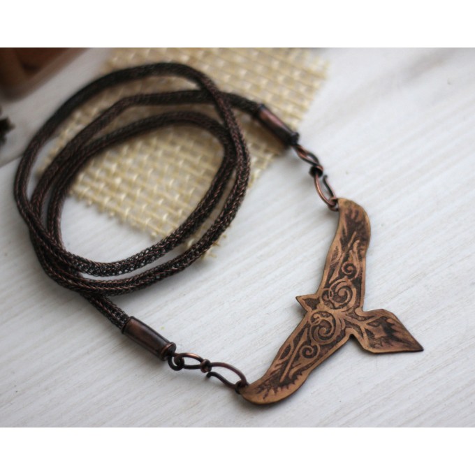 Raven necklace