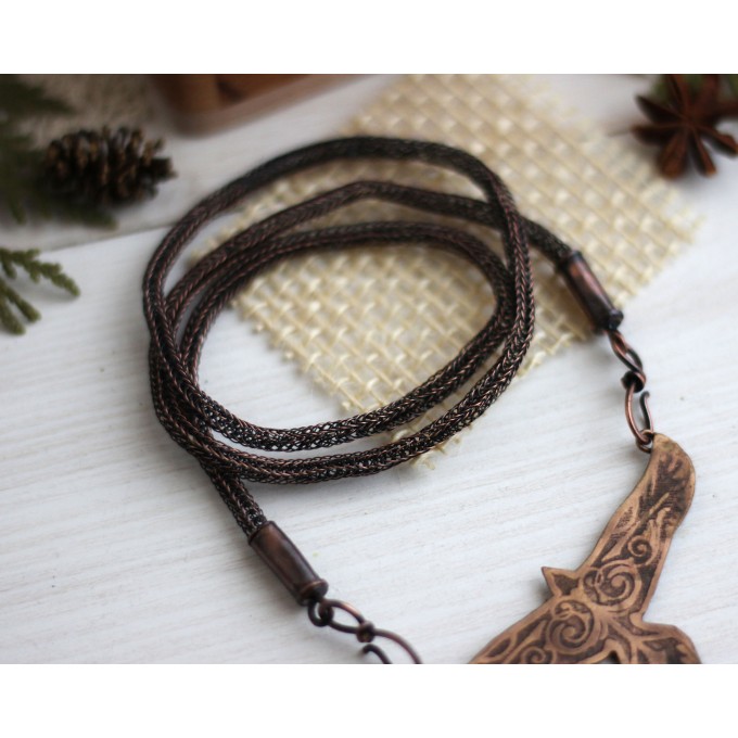 Raven necklace