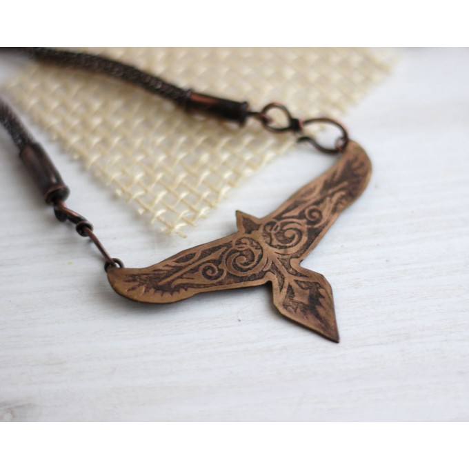 Raven necklace