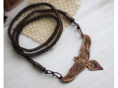 Raven necklace