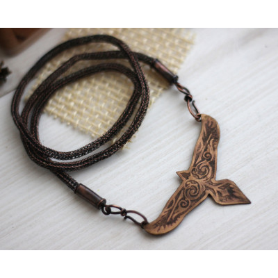 Raven necklace