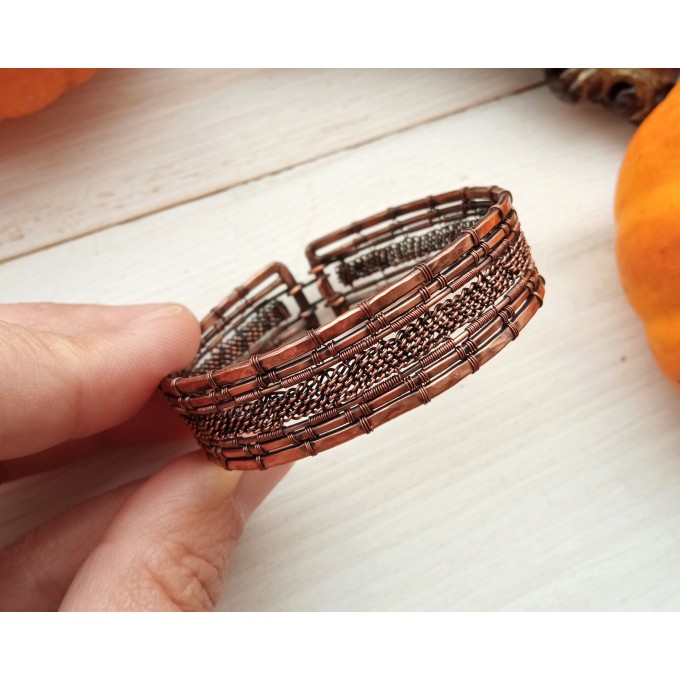 Copper cuff bracelet