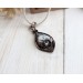 Copper dendrite agate necklace