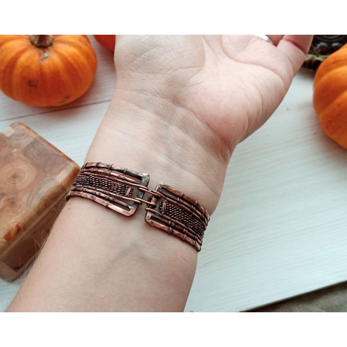 Copper cuff bracelet