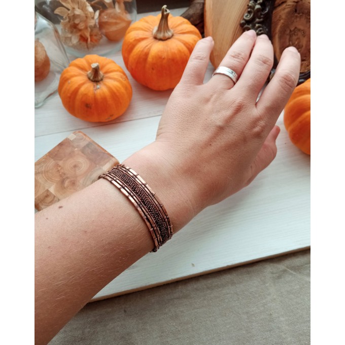 Copper cuff bracelet