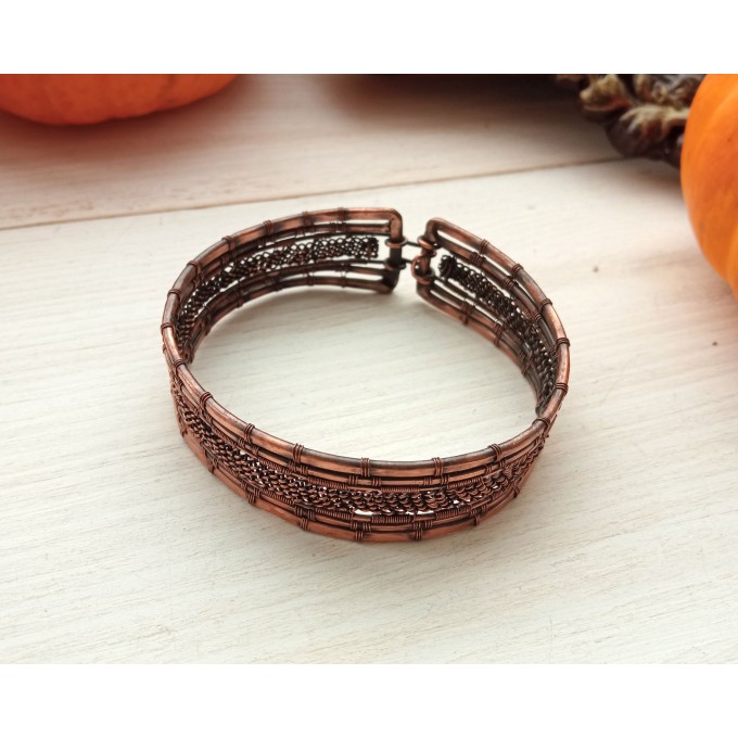 Copper cuff bracelet