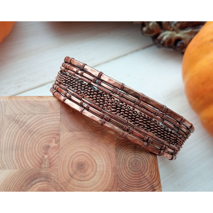 Copper cuff bracelet