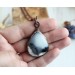 Filigree dendrite agate necklace