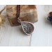 Filigree dendrite agate necklace