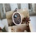 Filigree copper necklace with labradorite